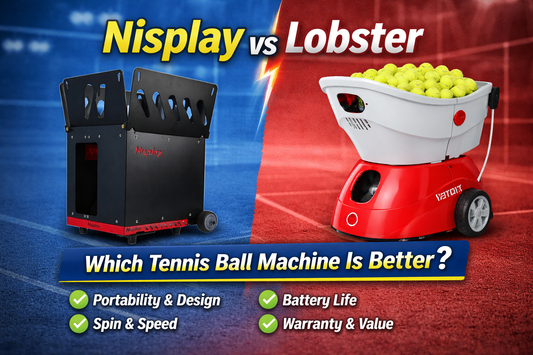 Nisplay vs Lobster Tennis Ball Machine: Which Is Better in 2026?