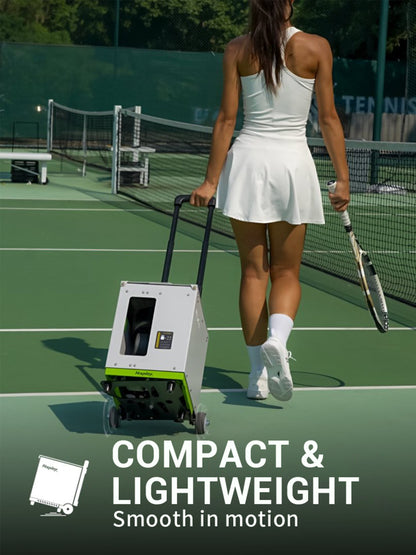 Nisplay N3 - Portable Tennis Ball Machine with App control and horizontal oscillation