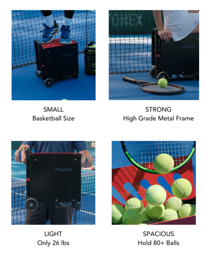 Nisplay N1 - Portable Tennis Ball Machine (Used)