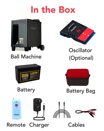 Nisplay N1 - Portable Tennis Ball Machine (Used)